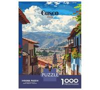 Rompecabezas De 1000 Piezas para Adolescentes Cusco, Peru Travel Rompecabezas para Adultos Juguetes DIY Alivio del Estrés Oferta como Regalos para Toda La Familia 38x26cm/1000pcs