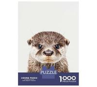 Rompecabezas De 1000 Piezas para Adolescentes Cute Baby Otter Rompecabezas para Adultos Juego De Ingenio Decoración Ayuda A Ejercitar El Cerebro 52x38cm/1000pcs