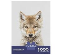 Rompecabezas De 1000 Piezas para Adolescentes Cute Baby Wolf Rompecabezas para Adultos Juegos Familiares Decoración De Pared Regalos Y Cumpleaños Únicos 52x38cm/1000pcs