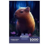Rompecabezas De 1000 Piezas para Adolescentes Cute Capybara in Moonlight Rompecabezas Juegos Relajantes Análisis Y Lógica Reducción del Estrés Regalos 52x38cm/1000pcs