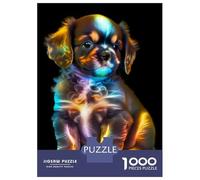 Rompecabezas De 1000 Piezas para Adolescentes Cute Cosmic Puppy Rompecabezas para Adolescentes Juego De Ingenio Decoración De Pared Difícil Y Desafiante 70x50cm/1000pcs