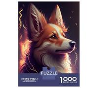 Rompecabezas De 1000 Piezas para Adolescentes Cute Dog Face Anime Animal Rompecabezas para Adultos Juegos Relajantes Corte De Precisión Cumpleaños 38x26cm/1000pcs