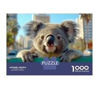 Rompecabezas De 1000 Piezas para Adolescentes Cute Koala Portrait Rompecabezas para Adultos Juguete Decoración De Pared Decoración De Pared Juego Desafiante Regalos 70x50cm/1000pcs