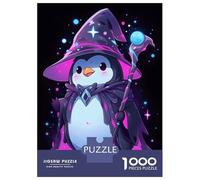 Rompecabezas De 1000 Piezas para Adolescentes Cute Magical Penguin Rompecabezas para Adultos Juguete Decoración De Pared Decoración De Pared Juego Desafiante Regalos 70x50cm/1000pcs