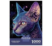Rompecabezas De 1000 Piezas para Adolescentes Cute Queen White Cat Rompecabezas para Adultos Juego Práctico Decoración del Hogar Cumpleaños Y Navidad 38x26cm/1000pcs