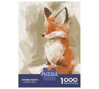 Rompecabezas De 1000 Piezas para Adolescentes Cute Resting Fox Rompecabezas para Adolescentes Juguetes Antiestrés Difícil Gran Regalo para Jugar 52x38cm/1000pcs