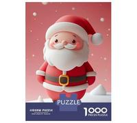 Rompecabezas De 1000 Piezas para Adolescentes Cute Santa Claus Rompecabezas para Adolescentes Juegos Relajantes Decoración del Hogar Actividades Divertidas En Casa 70x50cm/1000pcs
