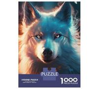 Rompecabezas De 1000 Piezas para Adolescentes Cute Wolf Rompecabezas para Adultos Juego De Ingenio Análisis Y Lógica Actividades Divertidas En Casa, 70x50cm/1000pcs