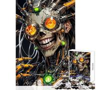 Rompecabezas de 1000 Piezas para Adolescentes Cyberpunk Cyber Psycho Juegos Divertidos Patrón de ensamblaje Juguetes DIY Colección de Artistas Bellas Artes (38x52cm)