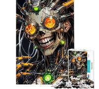 Rompecabezas de 1000 Piezas para Adolescentes Cyberpunk Cyber Psycho Rompecabezas para Adultos Juegos de relajación Decoración (Tamaño 38x26cm)
