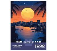 Rompecabezas De 1000 Piezas para Adolescentes Dar Es Salaam, Tanzania Cityscape Rompecabezas para Adultos Juguete Decoración De Pared Patrón De Montaje Gran Regalo para Jugar 70x50cm/1000pcs