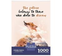 Rompecabezas De 1000 Piezas para Adolescentes Dare To Dream Rompecabezas para Adultos Juegos Relajantes Ensamblaje De Patrones Regalos De Cumpleaños Y Únicos 38x26cm/1000pcs