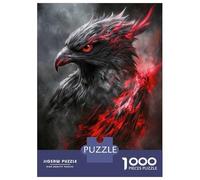 Rompecabezas De 1000 Piezas para Adolescentes Dark Fiery Raven Rompecabezas para Adultos Juegos Divertidos Decoración Cumpleaños, Navidad 38x26cm/1000pcs