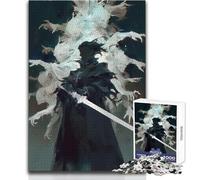 Rompecabezas de 1000 Piezas para Adolescentes, Dark Swordsman Souls, Acogedor y Relajante, Divertido, de Alta precisión, tamaño 50x75cm
