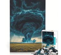 Rompecabezas de 1000 Piezas para Adolescentes Datos Curiosos sobre los tornados Juguetes para armar Ideal para la interacción Entre Padres e Hijos Regalo Original para cumpleaños 38x26cm
