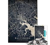 Rompecabezas de 1000 Piezas para Adolescentes de Baltimore Estados Unidos Rompecabezas para Adolescentes Un desafío difícil para cumpleaños y Navidad Juegos de ingenio para Toda la Familia 38x26cm