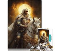 Rompecabezas de 1000 Piezas para Adolescentes, de Caballeros Medievales, Juegos educativos, decoración del hogar, Regalo de cumpleaños, Arte Mural, 50x75cm