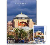 Rompecabezas de 1000 Piezas para Adolescentes de Estambul, un Juego único, Divertido y Divertido, cumpleaños (38x26cm)