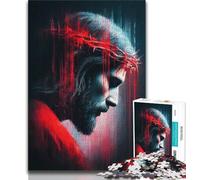 Rompecabezas de 1000 Piezas para Adolescentes de Jesús, Juegos educativos clásicos, con póster a Juego y Hoja de Trivia para niños a Partir de 14 años, 38x26cm