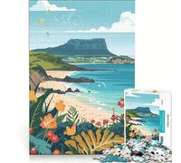 Rompecabezas de 1000 Piezas para Adolescentes de la Isla de Jeju, Juegos relajantes, desafío difícil, colección de Artistas, Bellas Artes 38x26cm