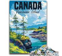 Rompecabezas de 1000 Piezas para Adolescentes de la Isla de Vancouver, Canadá Rompecabezas para Adultos Un Juego desafiante, Toda la Familia (50x75cm)
