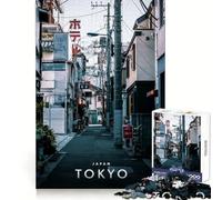 Rompecabezas de 1000 Piezas para Adolescentes de la metrópolis de Tokio Entrenamiento Mental, Ocio y Placer Un Regalo Encantador (38x26cm)