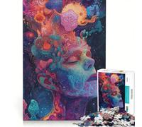 Rompecabezas de 1000 Piezas para Adolescentes de Mente Abierta Juegos educativos Corte de precisión Gran Regalo para los Amantes de los Videojuegos 50x75cm