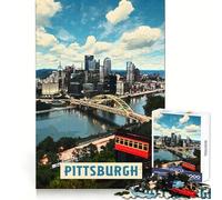 Rompecabezas de 1000 Piezas para Adolescentes de Pittsburgh Recall Power Serene Escape,Bordes precisos,Regalo de cumpleaños (38x26cm)