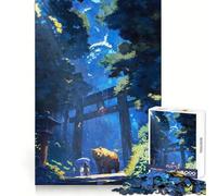 Rompecabezas de 1000 Piezas para Adolescentes de The Guardian, Puzzle Wise Think Toy, Simple Fun, Tight Cut, Santa Wish Pick 38x52cm