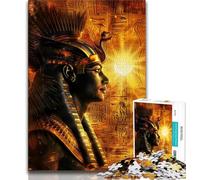 Rompecabezas de 1000 Piezas para Adolescentes, del Antiguo Dios Egipcio Ra Juego desafiante y Educativo para Toda la Familia, Ideal para cumpleaños y Navidad (38x26cm)