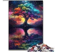 Rompecabezas de 1000 Piezas para Adolescentes, del Árbol de la Vida, a Partir de 14 años, Juguete Educativo Intelectual descompresor, (tamaño 50x75cm)