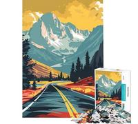 Rompecabezas de 1000 Piezas para Adolescentes del Parque Nacional de Yellowstone Juego Educativo Juguete Juego Intelectual Regalo Ideal para cumpleaños Aprendizaje Educativo (Tamaño 75x50cm)