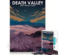 Rompecabezas de 1000 Piezas para Adolescentes del Parque Nacional del Valle de la Muerte Corte Diversión lógica Juguete Juego Tranquilo Diversión de cumpleaños Juego 38x26cm