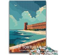 Rompecabezas de 1000 Piezas para Adolescentes del Parque Nacional Dry Tortugas Rompecabezas para Adolescentes, un Juego desafiante, Toda la Familia (26x38cm)