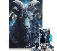 Rompecabezas de 1000 Piezas para Adolescentes del Signo Zodiacal Aries, Juego práctico, Divertido y con Humor, Regalo de cumpleaños 38x26cm