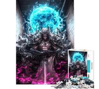 Rompecabezas de 1000 Piezas para Adolescentes Demon Portal Samurai Ayuda a ejercitar el Cerebro Juegos difíciles y relajantes Apto para Mayores de 14 años 38x26cm