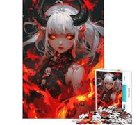 Rompecabezas de 1000 Piezas para Adolescentes Demonia ardiente Un desafío difícil para cumpleaños y Navidad Juegos de ingenio para Toda la Familia 50x75cm