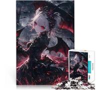 Rompecabezas de 1000 Piezas para Adolescentes Demonios Alas de Dragón Aprendizaje Educativo con póster a Juego y Hoja de Trivia 75x50cm