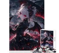 Rompecabezas de 1000 Piezas para Adolescentes Demonios alas de dragón Juguete Educativo Regalo de cumpleaños para Juego Educativo desafío Educativo tamaño 38x26cm