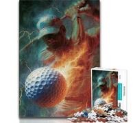 Rompecabezas de 1000 Piezas para Adolescentes Deportes de Golf 1000 Piezas para Adolescentes antiestrés desafío difícil Regalo de Amigo Secreto 26x38cm