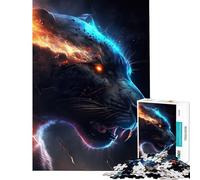 Rompecabezas de 1000 Piezas para Adolescentes Desafío de Inteligencia para el Cerebro del Tigre Mágico Juguetes adictivos Juegos Divertidos Mejora la Memoria Regalos artísticos Tamaño 38x26cm