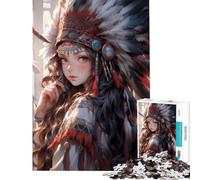 Rompecabezas de 1000 Piezas para Adolescentes Desafío Educativo de la Princesa Americana Ideal para Pasar el Tiempo en casa Juegos relajantes para Mayores de 14 años Juego de Rompecabezas Disponible