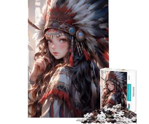 Rompecabezas de 1000 Piezas para Adolescentes Desafío Educativo de la Princesa Americana Ideal para Pasar el Tiempo en casa Juegos relajantes para Mayores de 14 años Juego de Rompecabezas Disponible