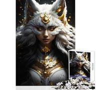 Rompecabezas de 1000 Piezas para Adolescentes Descubriendo el Kitsune Juguetes de Bricolaje Regalos de Amigo Secreto Juego Educativo para cumpleaños y Navidad tamaño 38x26cm