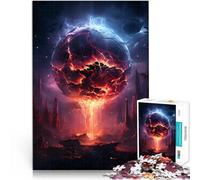 Rompecabezas de 1000 Piezas para Adolescentes Destrucción de la Tierra Acertijo para Cada Pieza es única: un desafiante y Divertido Juego Familiar 75x50cm