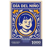 Rompecabezas De 1000 Piezas para Adolescentes Dia del Niño Rompecabezas para Adultos Juegos Divertidos Decoración Perfecta Regalo De Cumpleaños, Regalos, 70x50cm/1000pcs