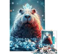 Rompecabezas de 1000 Piezas para Adolescentes Diamond Beaver Stonimal desafío Educativo Actividades Familiares Juegos relajantes para Mayores de 14 años (38x52cm)