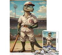 Rompecabezas de 1000 Piezas para Adolescentes Dino Diamond Hero Decoración del hogar Juguetes Regalos Ideas Juegos de relajación Lista de Deseos con Papá Noel Tamaño 38x52cm