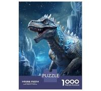 Rompecabezas De 1000 Piezas para Adolescentes Dinosaur in Ice World Rompecabezas para Adultos Juguete Decoración De Pared Decoración Cumpleaños, Navidad 70x50cm/1000pcs