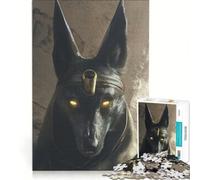 Rompecabezas de 1000 Piezas para Adolescentes Dios Egipcio Anubis, Juegos educativos, Carrera de Velocidad Manual, colección de Artistas, Bellas Artes 38x26cm